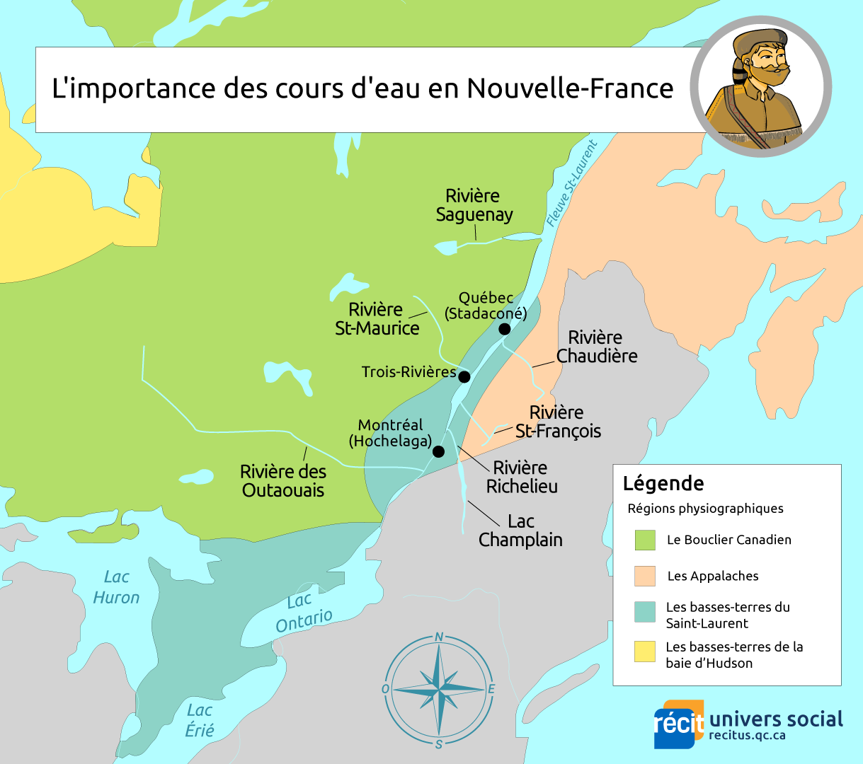 Sociétés et Territoires - Lire l'organisation - La Nouvelle-France